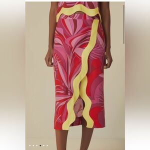 NWT | Red Endless Summer Wrap Skirt